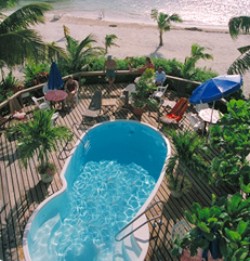 The Blue Tang Inn, formerly known as Rock Inn,  is the perfect tropical vacation hideaway for scuba divers in San Pedro, Ambergris Caye, Belize.