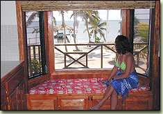 captain morgan's retreat, san pedro, ambergris caye, belize, inside view