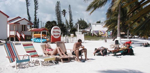 Tropical Paradise Hotel is an inexpensive beachfront resort located on the idyllic little island of Caye Caulke, Belize offering a range of accommodations from beach cabanas to deluxe suites. Ideal for those looking for a relaxing holiday with superb diving and snorkelling on the Belize Barrier Reef.